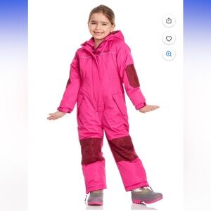 Wippette Pink toddler girl Snowsuit